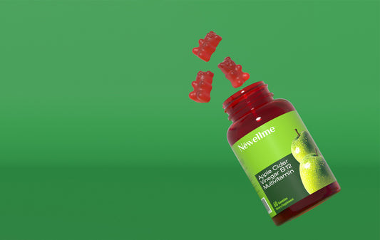 Apple cider Vinegar Gummies 15 days Clean, gluten-free, non-GMO, ACV Natural supplement for optimal diet health