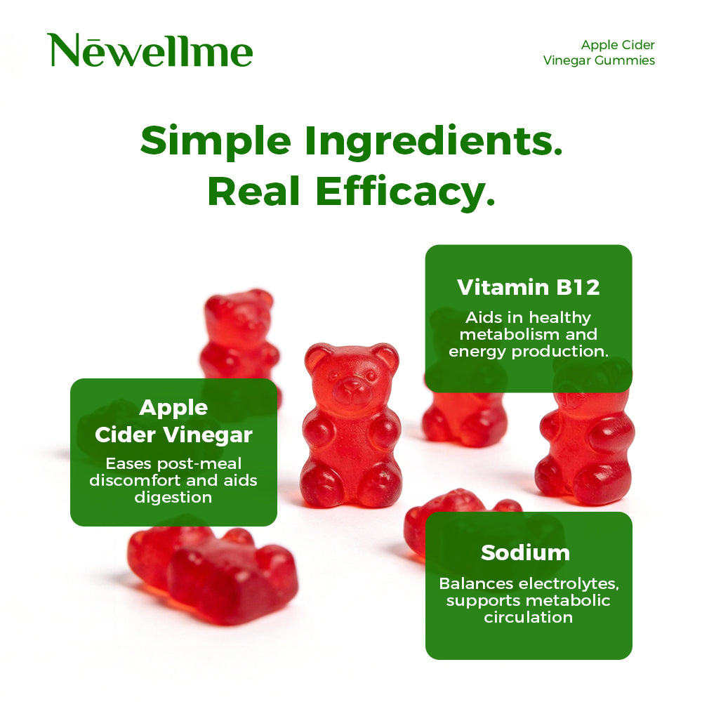 Newellme Apple Cider Vinegar Gummies
