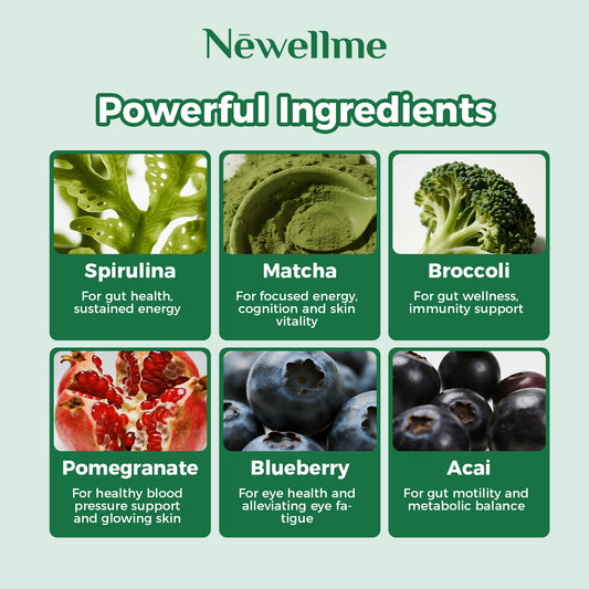 Newellme Super Green Multivitamin Gummies