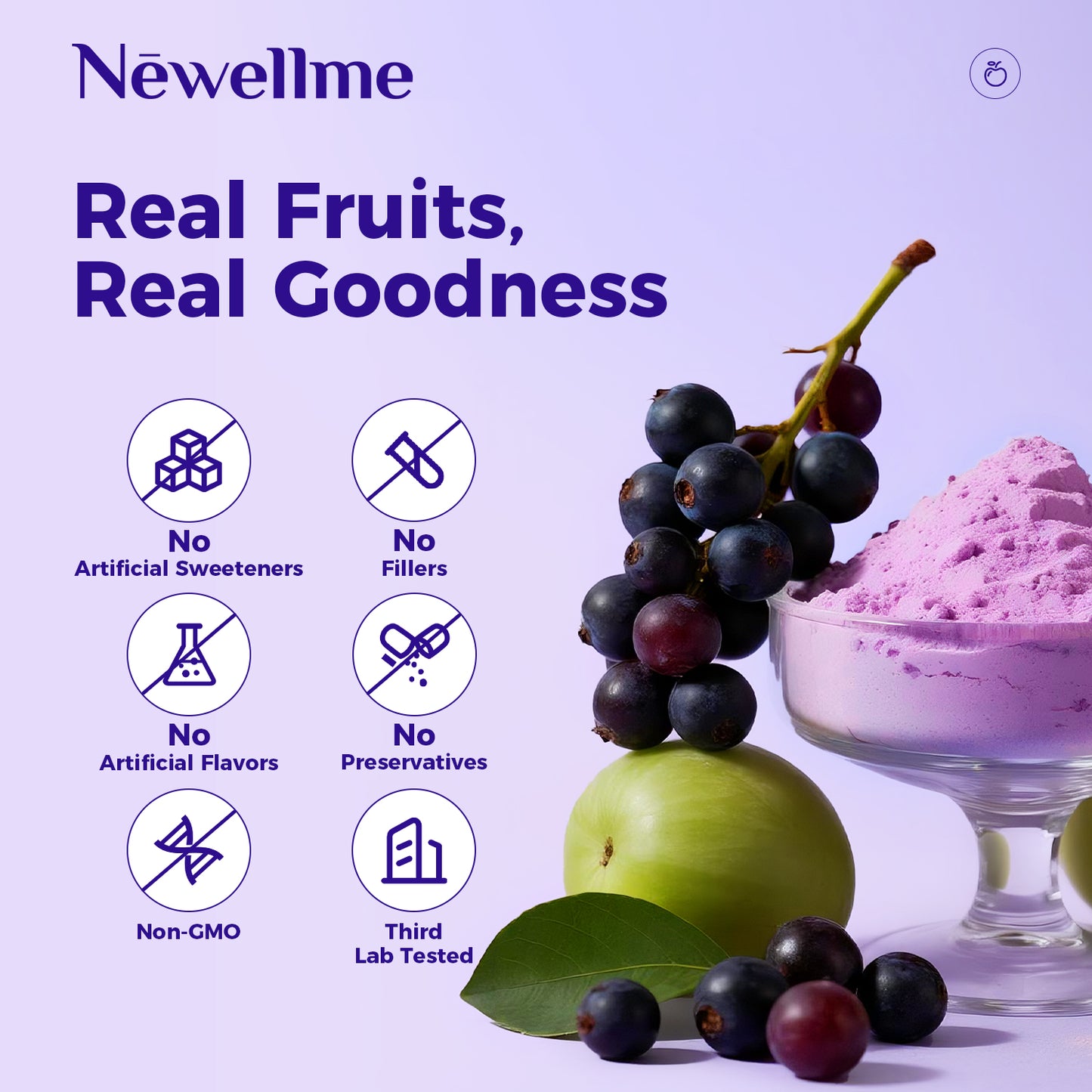 Newellme Apple Cider Vinegar Superfood Powder