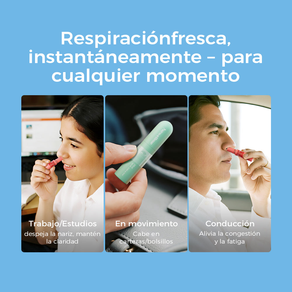 Newellme Nasal Stick: Natural Energy Boost | Refresh Your Mind & Clear Your Airways