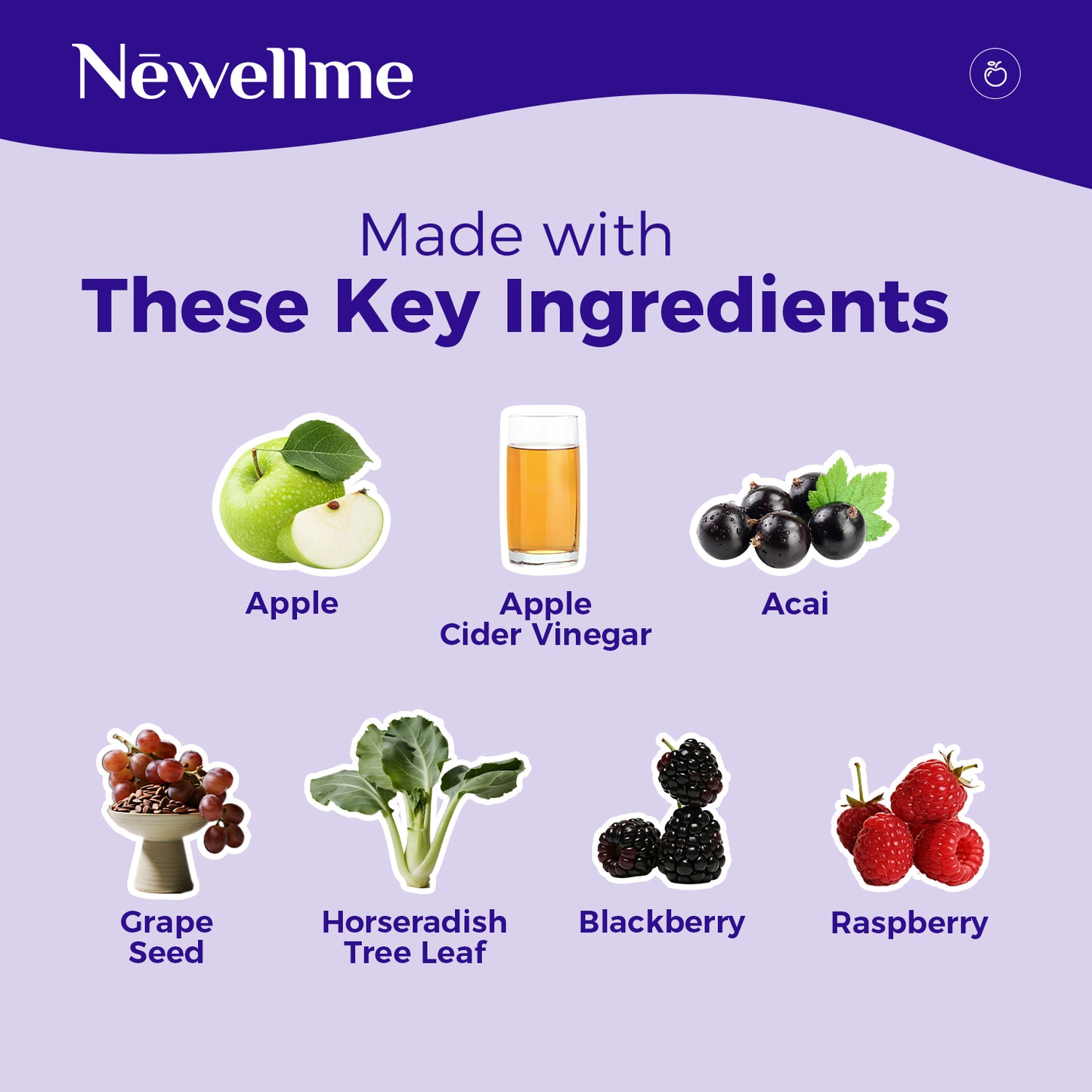 Newellme Apple Cider Vinegar Superfood Powder