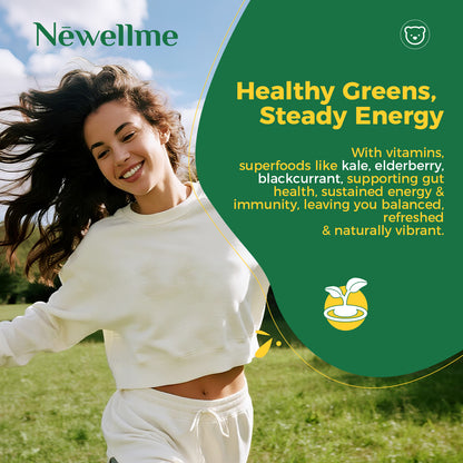 Newellme Super Green Multivitamin Gummies